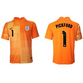England Jordan Pickford #1 Målvakt Borta Kläder VM 2022 Kortärmad